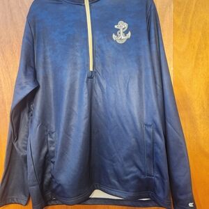 Colosseum Men's 1/4 Zip US Navy Sweater L